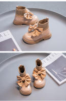 Zapatos De Escuela Para Niñas Negros Antideslizantes Con Lazo Elegante 2022 Cuero PU Botas De Moda Transpirables Para Niños Uniforme Del Reino Unido Casual Sin Tobillero - details 7