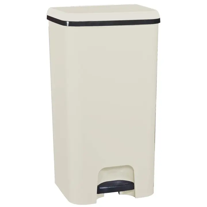 COM-FORT HOUSE  Cubo de Basura con Pedal  37 Litros  Color Verde Salvia  1 Unidad - 1