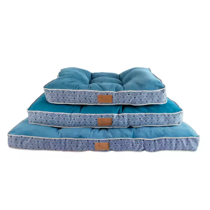 colchoneta acolchada para mascotas, cama ortopedica grande para perros y gatos, colchón estilo cojín super cómodo con relleno de fibra hueca, diseño elegante, disponible en 3 medidas - 1