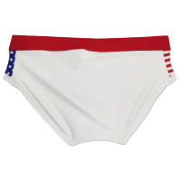 Bragas De Natación Para Hombre Briefs De Playa Deporte Acuático Estilo Sexy Con Palabras De La Bandera Y Copa Word Cup Material Poliéster Y Spandex - details 7