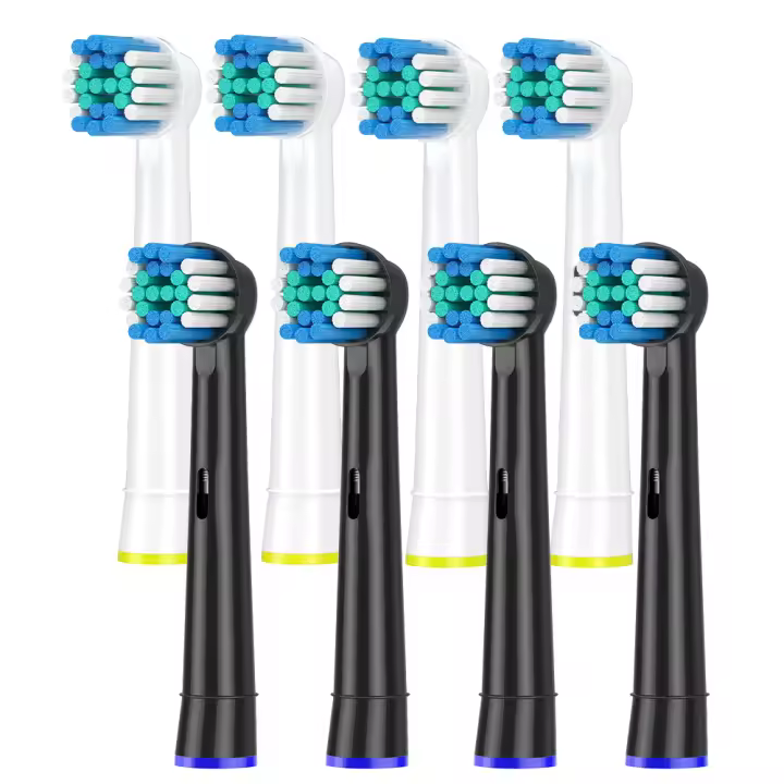 Cabezales De Repuesto Para Broca Cruzada EB25 EB50 8/16pcs Compatible Con Oral B D12 D16 D100 3757 3709 Pro3 Pro1Max Cepillo De Dientes Eléctrico Para Adultos - 1