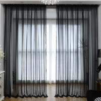 Cortinas De Yarn Blanco Sólido Para Ventanas De Sala De Estar Cocina Modernas Cortinas De Tulle Voile Para Decoración De Hogar Y Oficina - details 13