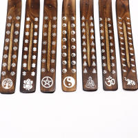 Viva Esencia – Porta Incienso de Madera de Mango Natural con Diseño Étnico Hecho a Mano | Ideal para Varillas | Ambienta tus Rituales con Estilo y Calma | AW Artisan Responsable en Europa - details 1