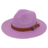 Sombrero De Paja De Verano Panama Tejido De Hierba Transpirable Estilo Europeo Y Americano Sombrero De Sol Para Playa Casual Para Mujeres - details 4