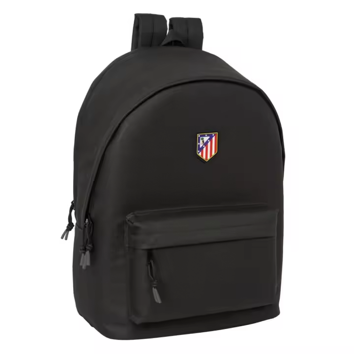 Mochila Doble Para Portatil 15,6"+Usb Atco. De Madrid Teen Black 31x44x18 Cm (Safta 642519820) - 1