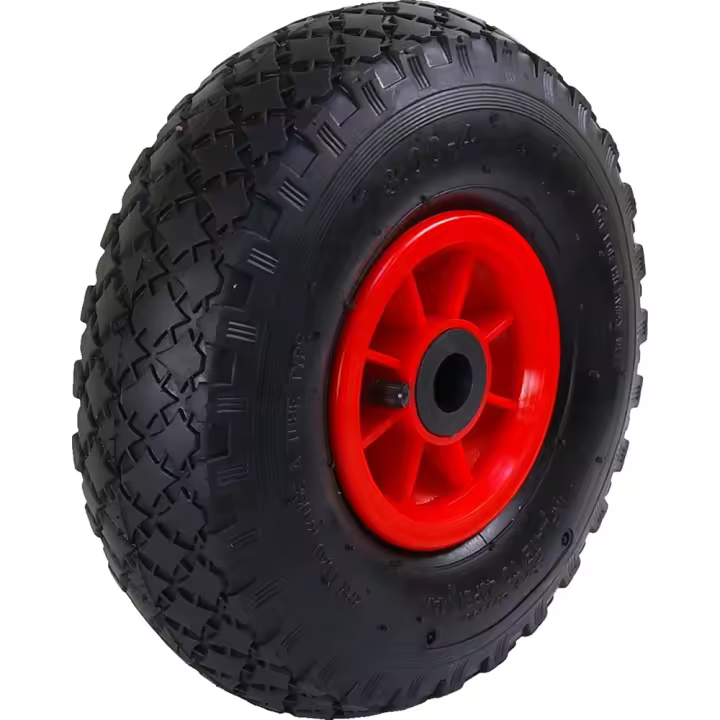 Orework Rueda Neumática 260 Carretillo Almacén - Rodamiento Nailon 4 Capas - 1