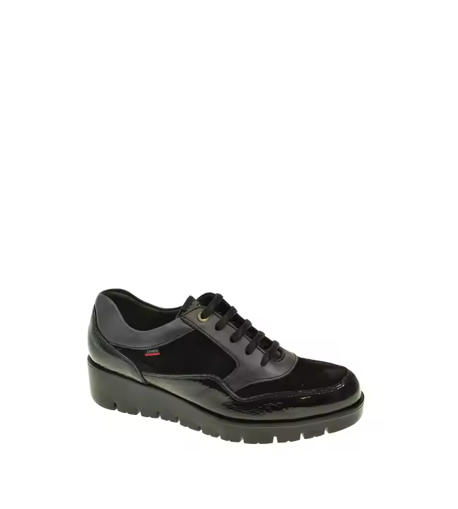 Callaghan Zapato Cuña en piel cuña de 4cm - 1