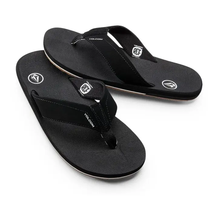 Calzado hombre Sandalias Volcom Sandalias Victor Negro - 1
