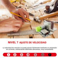 Sándwich Eléctrico Multifuncional 30mm Polidor Y Molidor Para DIY Acero Aluminio Madera Acrílico Pulido Y Fijado Máquina De Afilar Herramienta De Trabajo Del Hogar - details 9