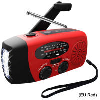 Radio De Emergencia Con Luz De LED Y Crank De Mano 2000mAh AM FM NOAA Solar Tenedor De Emergencias Y Camping Con Cargador De Power Bank - details 11