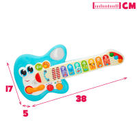 Guitarra eléctrica infantil Winfun con botones táctiles, luz y sonido, +1 año - details 5