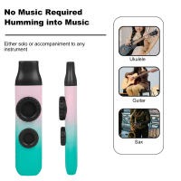 Kazu Flute 10pcs Kazoo Doble Agujero Instrumento Musical Reemplazable Boquilla Y Membrana Para Niños Y Adultos - details 2