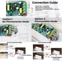 ALPINALUZ Pack 2 Luces de Emergencia LED 3W AUTOTEST, 265 lm, 6500K, Batería Litio, 3h Autonomía, Modos Permanente y No Permanente - details 0