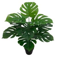 Bonsái Simulado De Hoja Grande Ornamento De Maceta Planta Artificial Hyphosis Para Decoración De Oficina Y Hogar Estilo Tortuga - details 6
