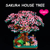 Bloques De Construcción Bibilock 2138pcs Sakura Casa Y Árbol Serie De Calle Principal Regalo Decorativo Para Niñas - details 0