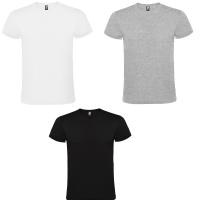 ROLY camisetas básicas de algodón, Tallas S-XXL,Unisex, Gramaje 150g/m2, Cuello redondo y Manga corta tubular | - details 2