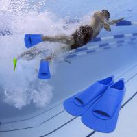 Aletas de natación, aletas de mano, palmas de remo, niños y niñas, adultos, equipo de aletas cortas de silicona - details 4