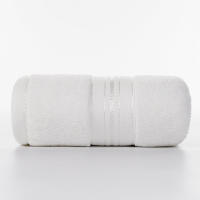 Toalla De Rostro De Algodón 100% Absorbente Y Suave Para Niños Y Adultos Talla 34*75cm Color Azul Gris Oscuro Gris Claro Cama De Hotel Baño Textil - details 5