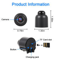 Cámara Mini 1080P HD Para Seguridad Interior Con Visión Nocturna Monitor De Bebé WiFi IP Grabadora De Audio Y Video - details 5