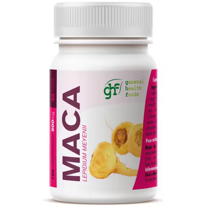 GHF Maca 500 mg 100 Capsulas - 1