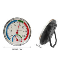 Mini Termómetro Y Higrómetro Redondo Indicador De Humedad Y Temperatura Para Interior Oficina Rango -30℃-50℃ 20%-100% Monitor Digital De Tamaño 13*13*2cm - details 2
