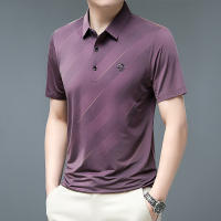 Polera Polo Para Hombre Casual Negocios Corta Resistente Al Arrugas Y Liso Cómoda Transpirable Verano Viscosa Solida Regular - details 8