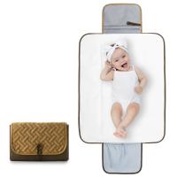 Alfombrilla De Cambio Para Bebé Recién Nacido Plegable Y Resistente Al Agua Multifuncional Portátil Matrícula De Pañales Para Niños Y Niñas De 0 a 12 Meses - details 20