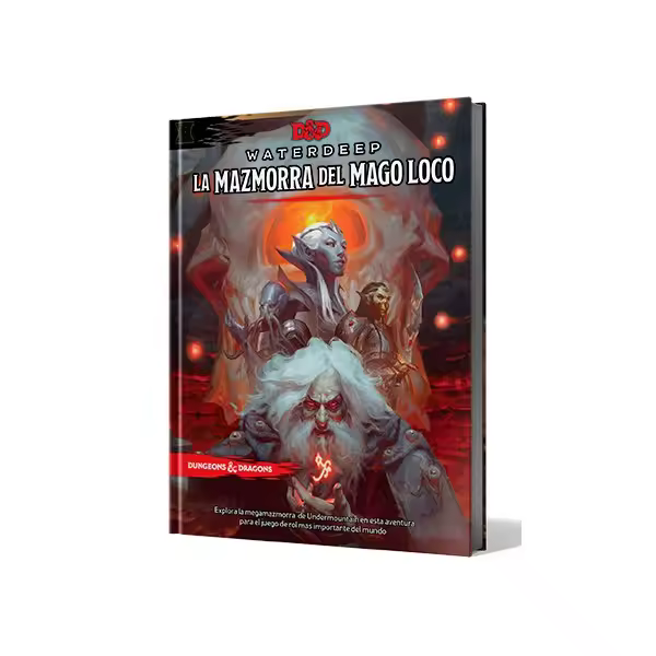 D&D: Waterdeep: La Mazmorra del Mago Loco (Castellano), campaña 5º edición, tapa dura, - 1