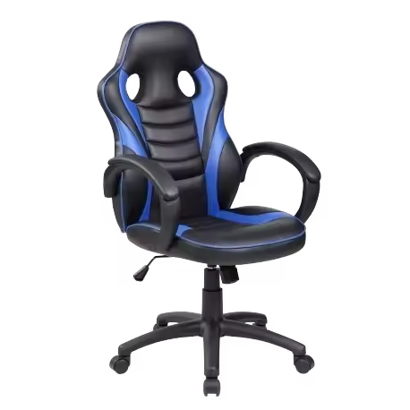 Silla de oficina o estudio SOF 14. Soporte de poliuretano y base de 5 ruedas giratorias Disponible en varios colores - 1