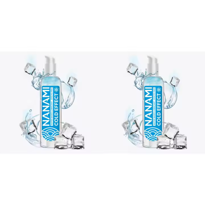 2 UNIDADES NANAMI LUBRICANTE BASE DE AGUA EFECTO FRIO 150 ML - 1