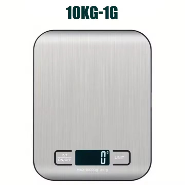 Báscula Electrónica Digital LCD 10KG Escala De Cocina Familiar Para Hornear Escala De Mesa Personal Precisión 1G - 1