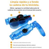 Limpieza De Cadena De Bicicleta Portátil Herramienta De Limpieza Para Ciclismo Montaña Accesorio Exterior Con Cepillos Y Scrubber - details 6
