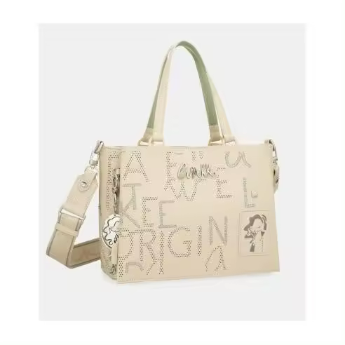 Anekke Alma Original Bolso de Mano Triple Compartimento con Bandolera - Referencia 40741-224 - Medidas 20 x 21 x 13 Cm - Bolsillo Trasero - Nueva Colección 25 - - 1