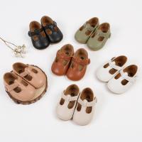Zapatos De Niña Bebé Caminar Plana PU Cuero Vestido Zapatos Planos Para Niña Escuela Tacón Bajo Cómodo Transpirable Tornillo De Cierre - details 1