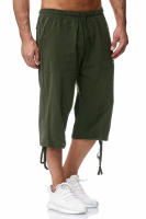 Pantalón casual de lino y algodón para hombre - Estilo deportivo y fresco para verano (longitud 7/8) - details 13