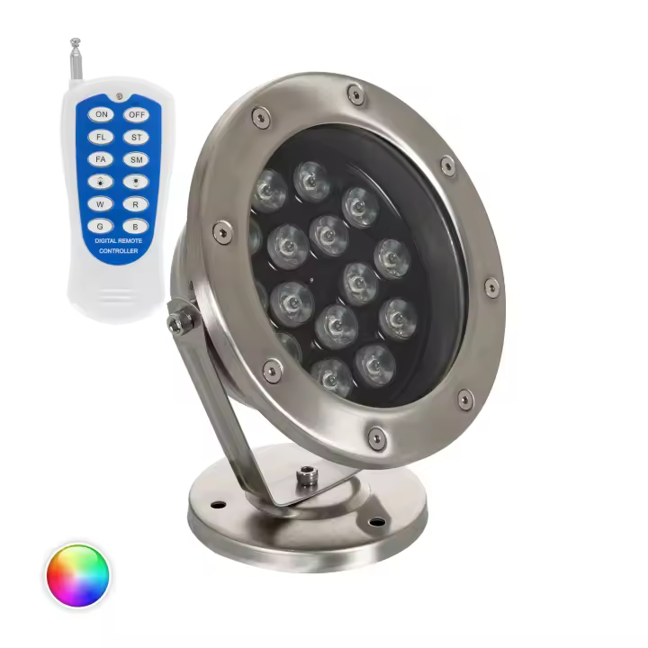 Ledkia Foco Sumergible LED RGB 15W Superficie 24V DC IP68 RGB - 1