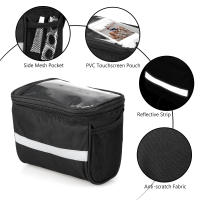 Bolsa De Manillar Para Bicicleta MTB Isolada Frontal Con Reflejante Bolsa De Almacenamiento Aislada Para Ciclismo Y Pescar - details 6