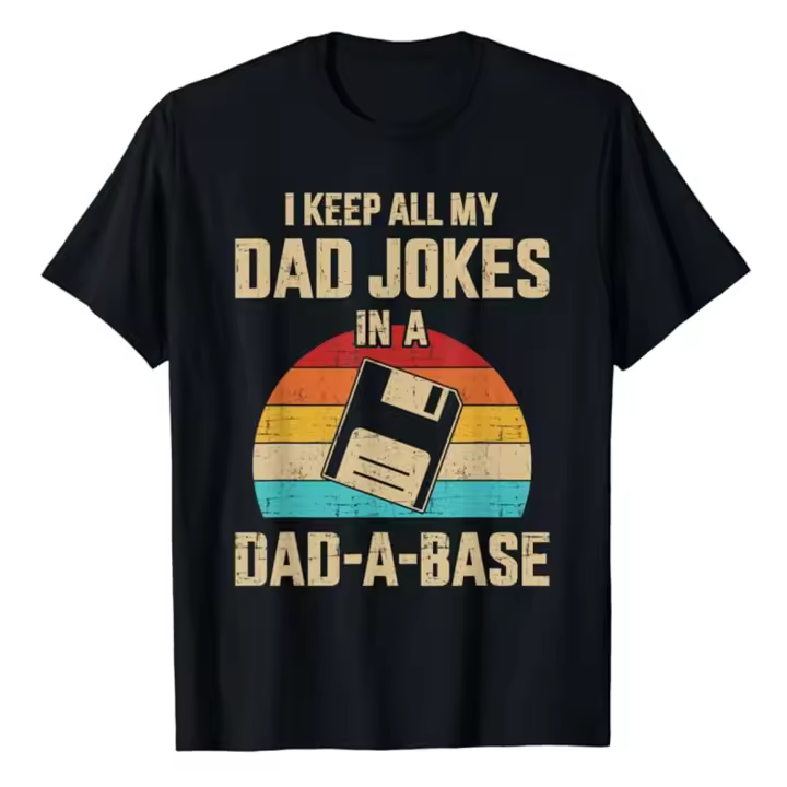 Camiseta De Algodón 100% Para Hombre Con Chistes Divertidos De Padre Estilo Hip Hop Casual Para El Día Del Padre Prenda Urbana Nueva - 1