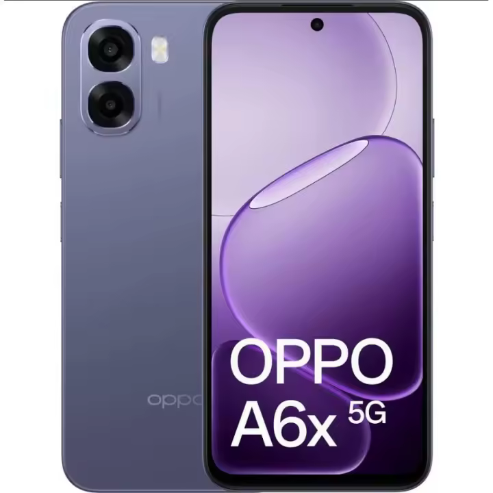 SMARTPHONE - OPPO A6x 5G de 256 GB con pantalla LCD de 6,75 pulgadas y tasa de refresco de 120 Hz, batería de 6.100 mAh para dos días de uso, ColorOS 15 y certificación IP64 - 1