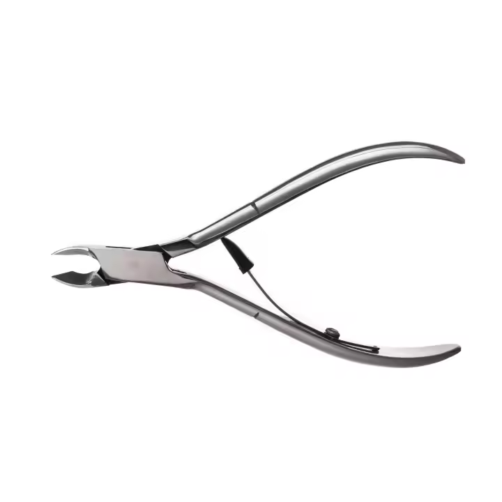 ALICATE CORTA PIELES 10 CMS.BOCA 6 MM. ENCAJADA (marca: Pollié) - 1