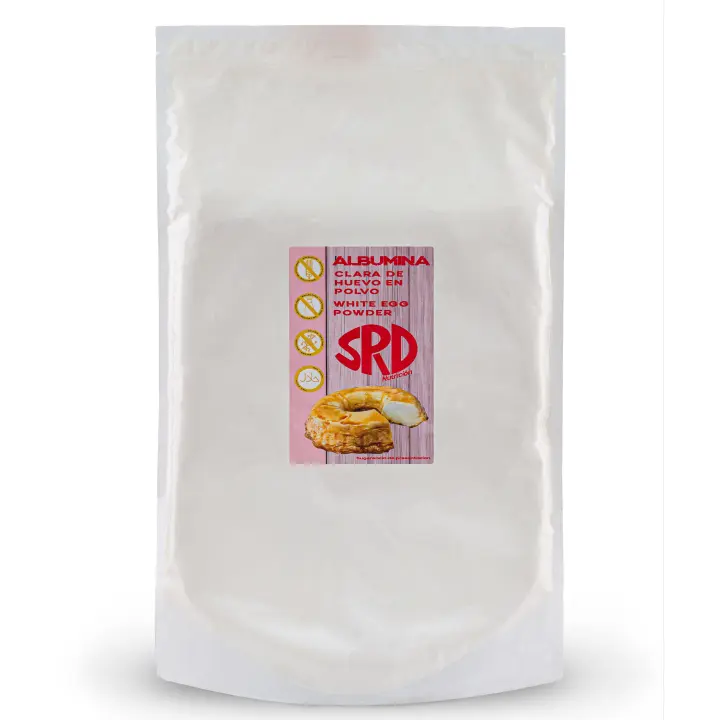 SERMAND Clara de Huevo en Polvo (2kg)  Claras de Huevo en Polvo  Albúmina de Huevo  Sin Aditivos  Productos Sin Lactosa  Presentación en Bolsa Zip - 1
