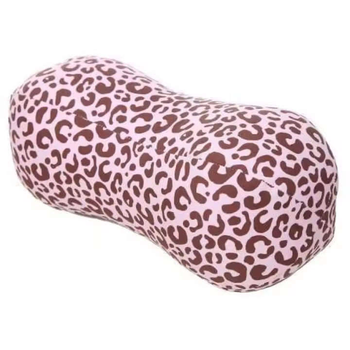 CACAHUETE BEACH BTBOX – COJÍN ARTESANAL 30x14 CM – TEJIDO SOSTENIBLE – HECHO EN ESPAÑA LEOPARD PINK - 1