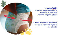 Dodot Pants Pañal Braguita Bebé Seco Jumbo Pack x2. Disponible en tallas 4, 5 y 6 - details 2