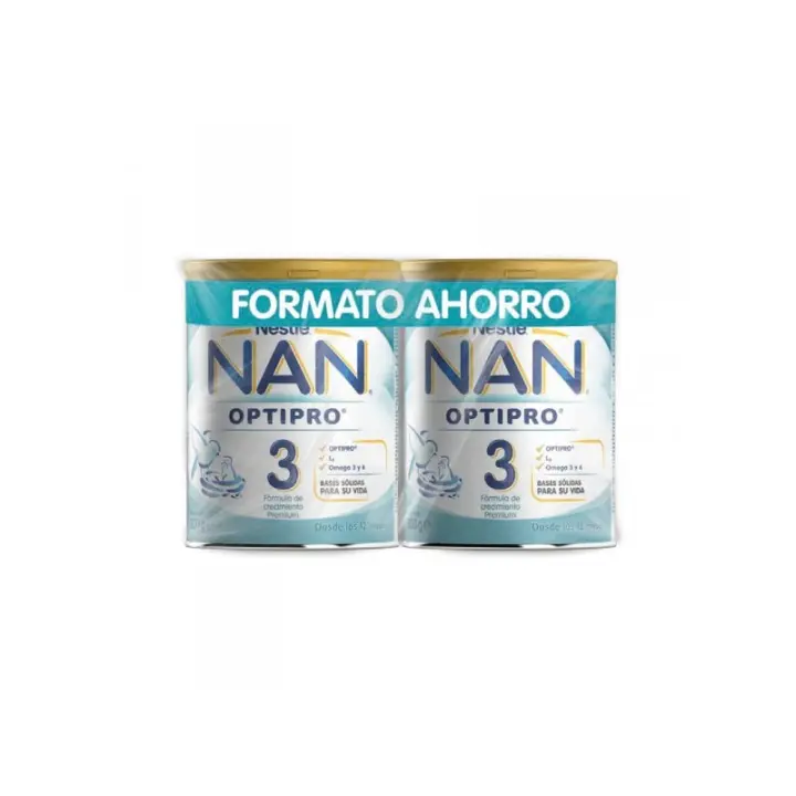 NAN 3  OPTIPRO PACK DUPLO 800 G - 1