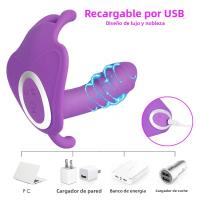 Vibrador De Conejo Remoto Pantalones Usables Estimulador De Clit Masturbación Para Mujeres Juguete Sexual Con Vibración G-Spot Silicone USB - details 7