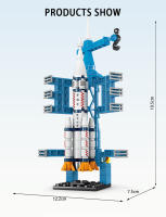 Bloques De Construcción DIY De Lanzamiento De Rocket Saturno V Modelo Técnico Para Niños Juguetes Educativos Regalo De Cumpleaños Para Chicos - details 4