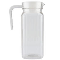 Botella De Acrylic Transparente Para Jugo Y Agua Fría Con Tapa Para Bar Y Hogar Juguete De Agua Fría Botella De Jugo - details 0