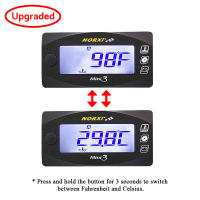 Sensor De Temperatura Para Motocicleta Mini 3 En 1 Tipo Fin Universal Para NMAX125 Medidor De Voltaje Y Tiempo Con Soporte Izquierdo/Derecho - details 2