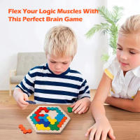 Juego De Rompecabezas De Madera Tangram Tablero Educativo Para Niños Juguete Montessori De Desarrollo Cerebral IQ Test Regalo Para Niños De 3 a 12 Años - details 2