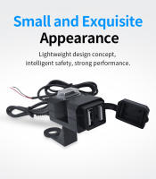Cargador USB Doble Impermeable Para Motocicleta 5V 3.1A Carga Rápida Con Interruptor Adaptador De Corriente On-Board - details 2